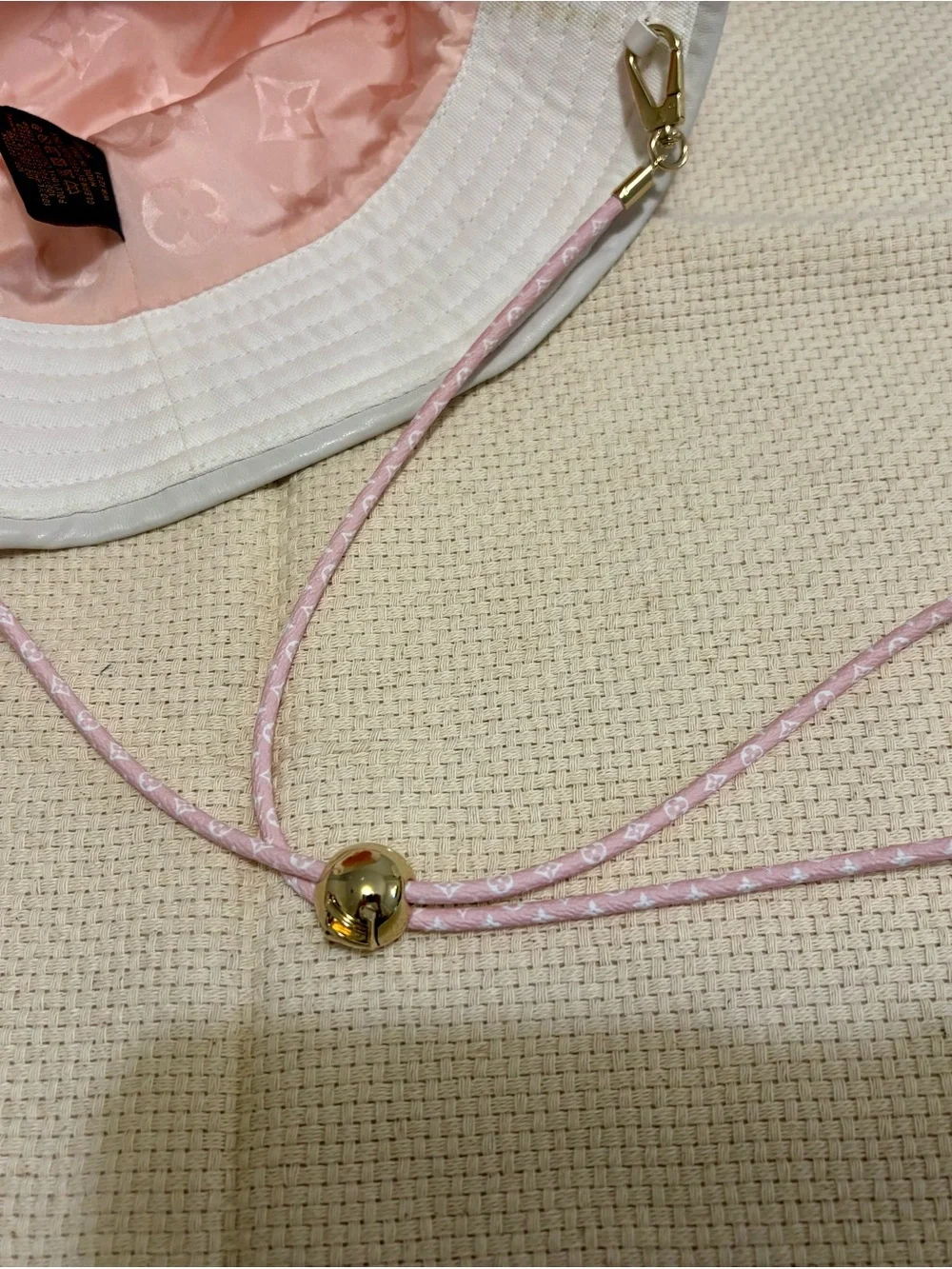 Casual Chic Louis Vuitton Pink Bucket Hat, Gently Loved!